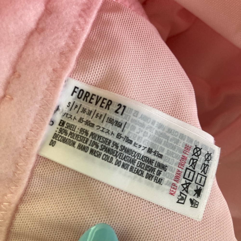 Forever 21 Light Pink Ruffled Top - Picture 4 of 4
